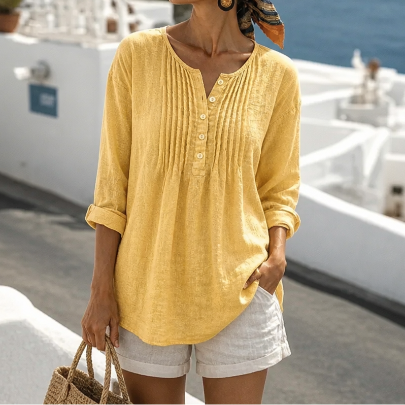 Pleatline | Tunic Bluse – Elegantes Design für Jeden Anlass