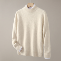 Jonas | Warmer und Bequem Strickpullover aus Wollmischung