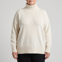 Sienna | Lässiger Und Luxuriöser Damen Oversized Rollkragenpullover