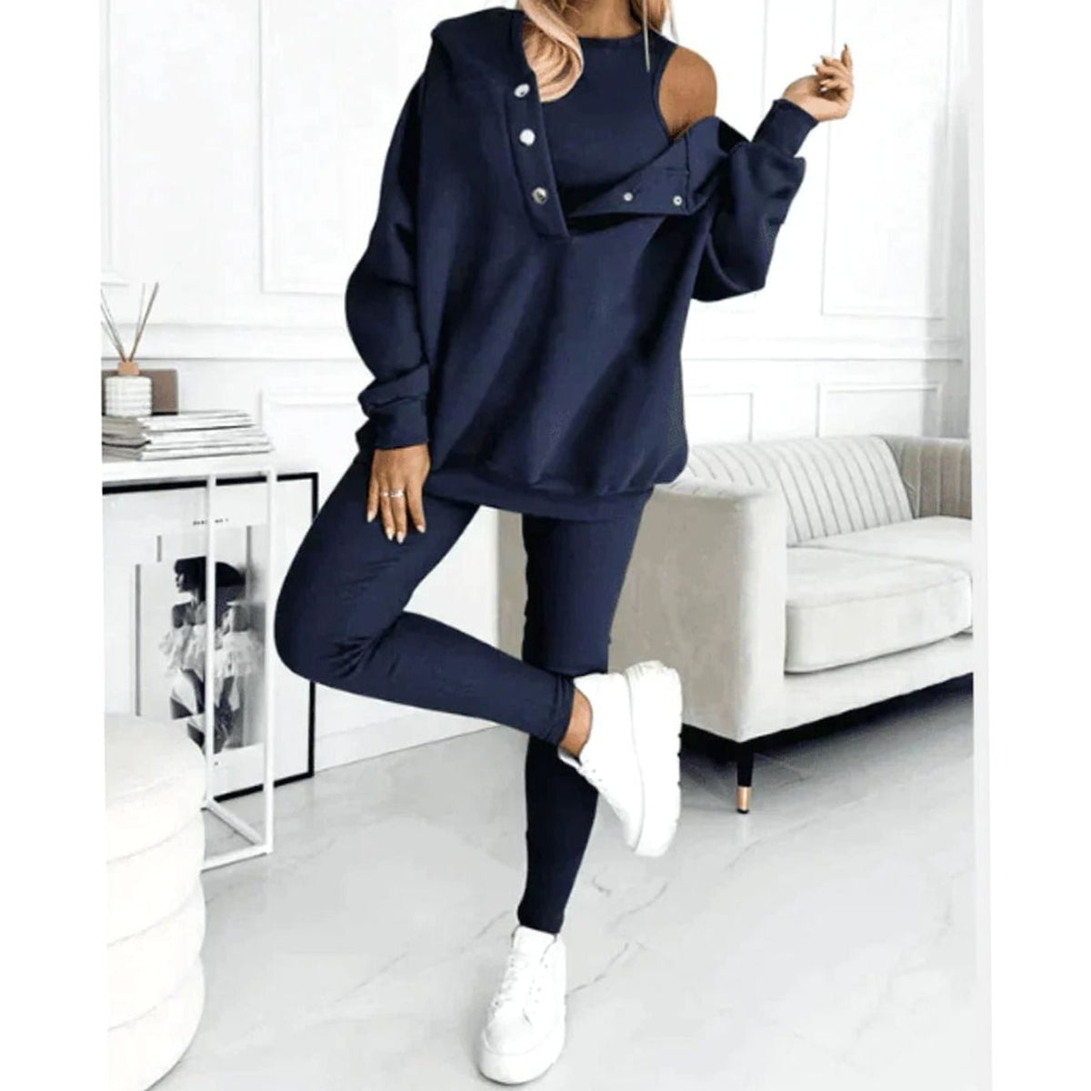 Victoria | Lounge Set – Bequemer Winter 3-Teiler für Frauen