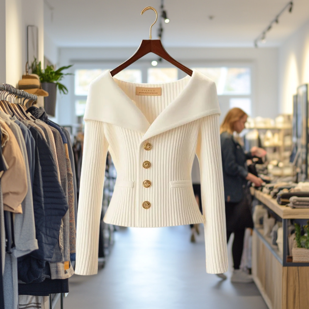 Elara | Strickjacke mit elegantem Design für jede Gelegenheit