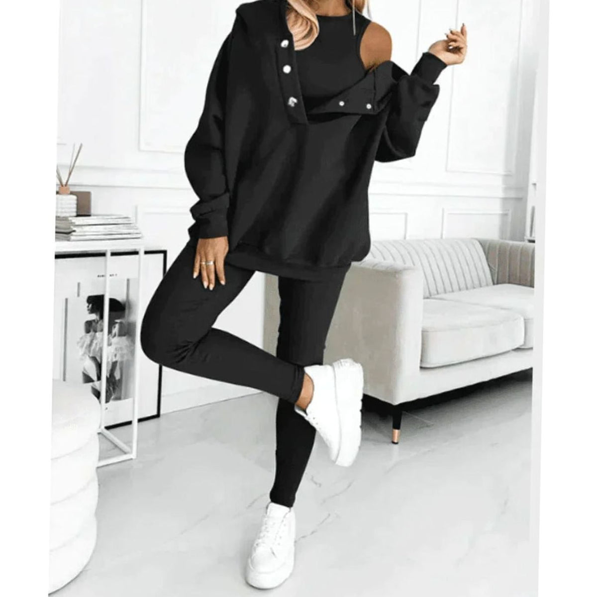 Victoria | Lounge Set – Bequemer Winter 3-Teiler für Frauen