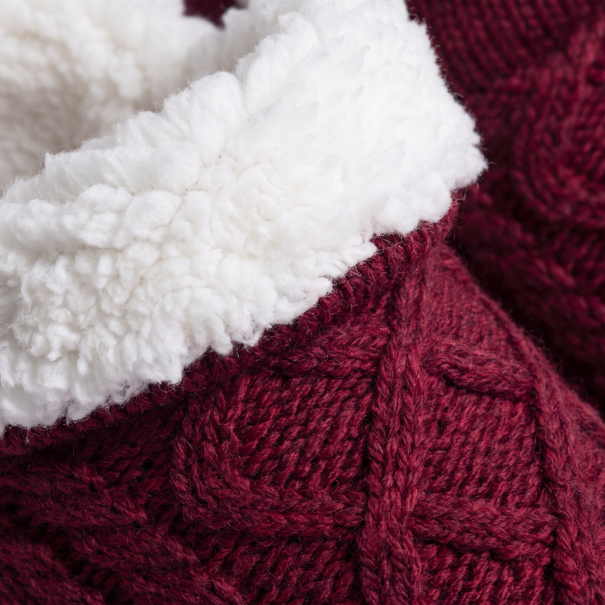 Fleece | Fleece Lined Knit Slippers – Gemütlich für Zuhause