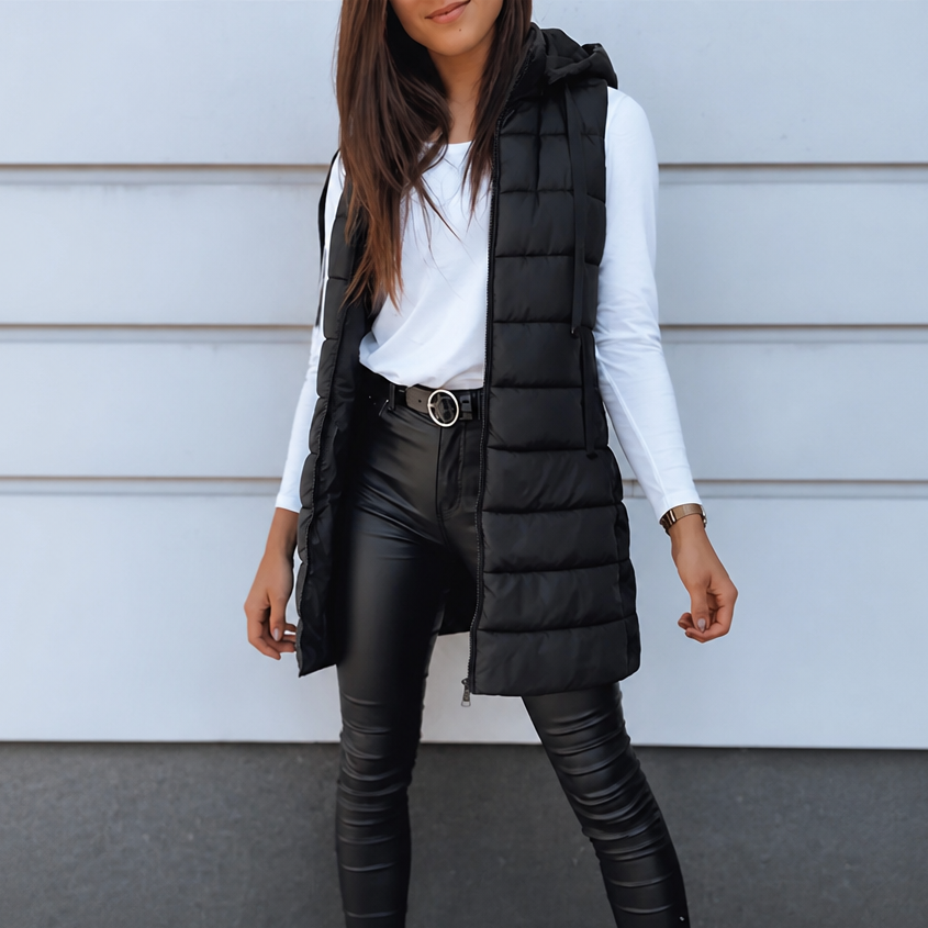 Wearbella | Longline Puffer Vest – Warm en Casual Damesstijl
