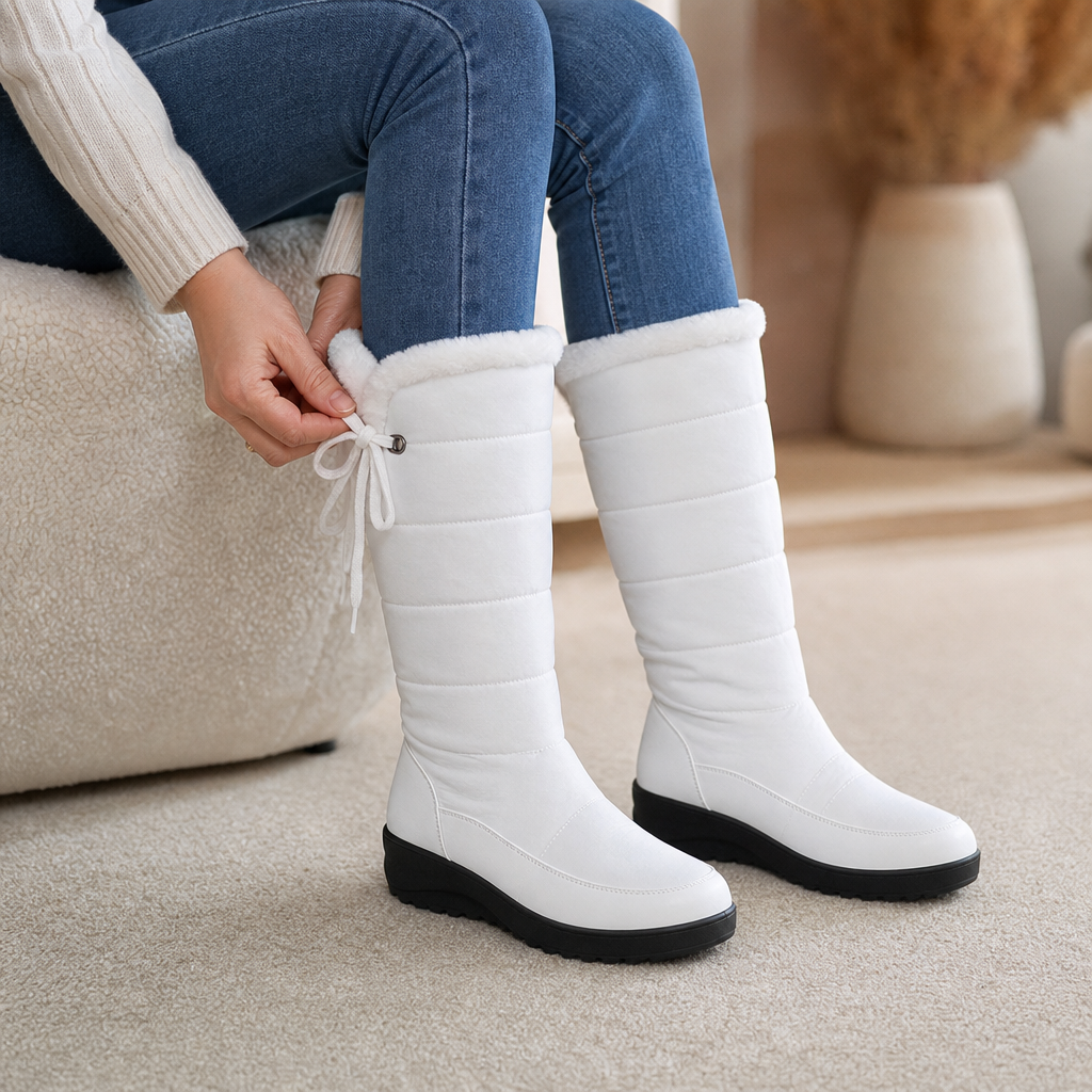 Calevra | Über-Knie Stiefel – Warm und Stylisch für Frauen