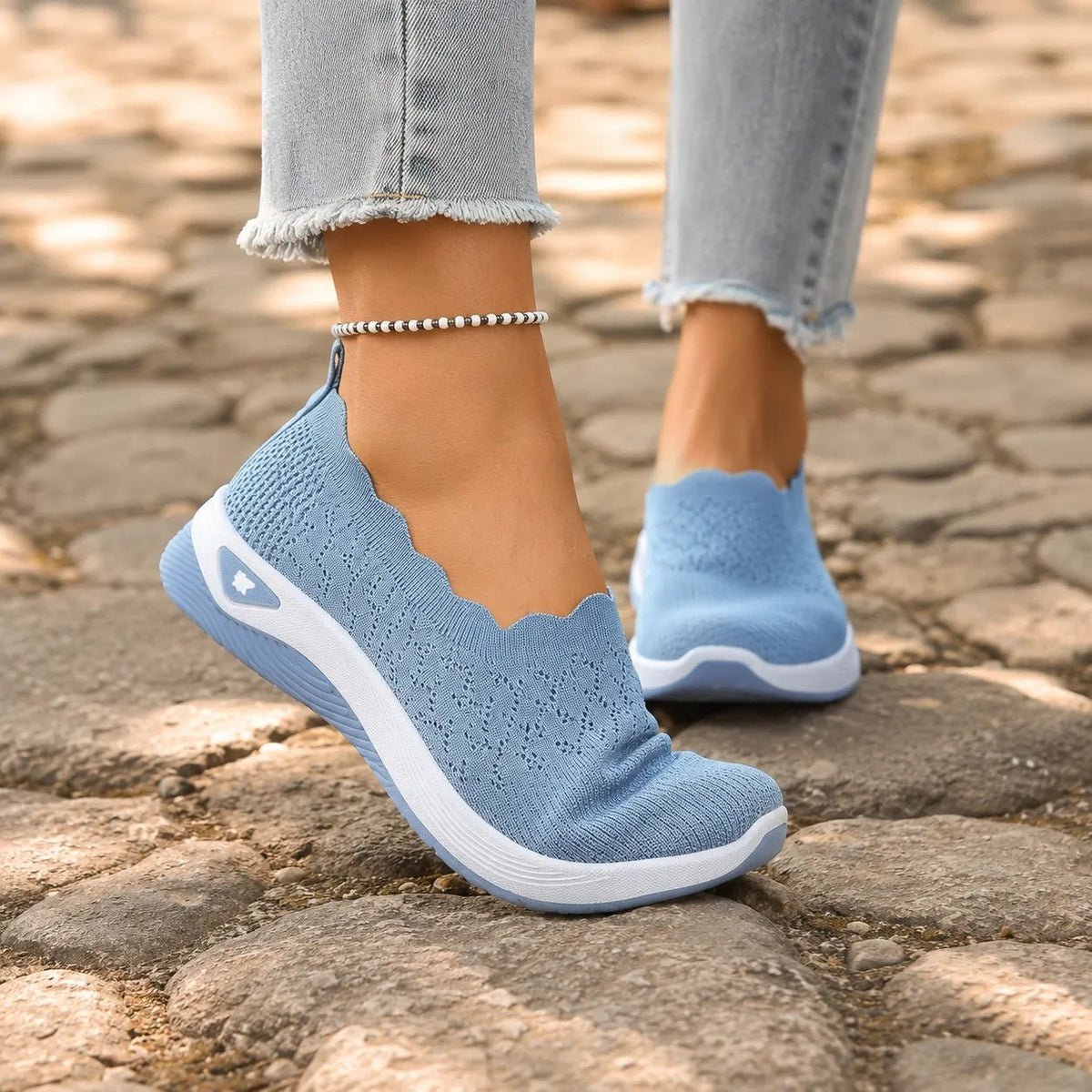 Wavella | Slip-On Walking Shoes – Lightweight and Comfortable for Women