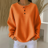 Emilia | Weicher und Gemütlicher Damen Waffelstrick Pullover