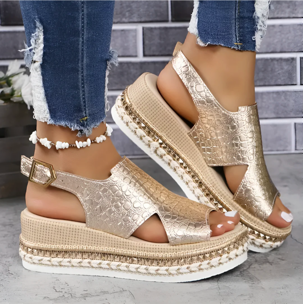 Amelia | Orthopädische Leder-Komfortsandalen 0