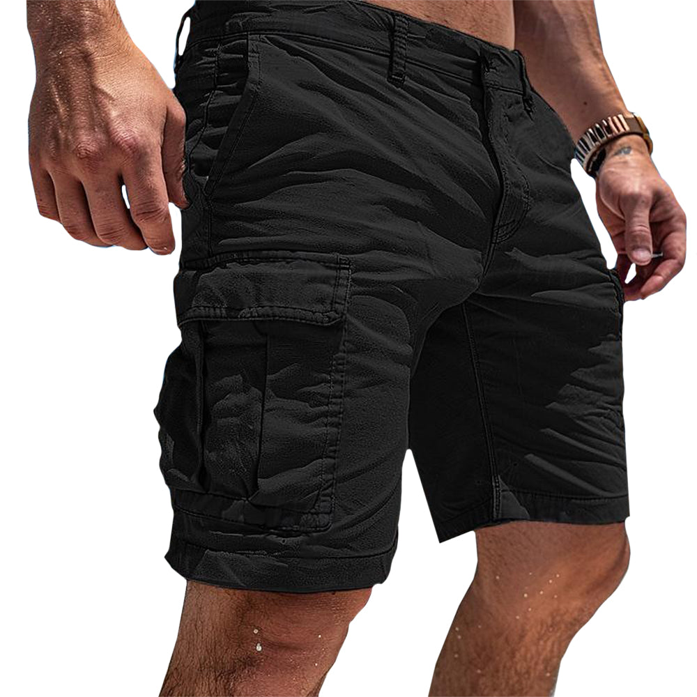 Caden | Strukturierte, Bequeme & Funktionale Cargo Shorts Herren 3