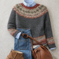 Amara | Bequemer und lässiger Damen Strickpullover