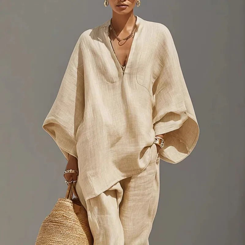 Evelyn | Eleganter Damen Zweiteiler – Bequem, Modern &amp; Ideal für Sommer 1