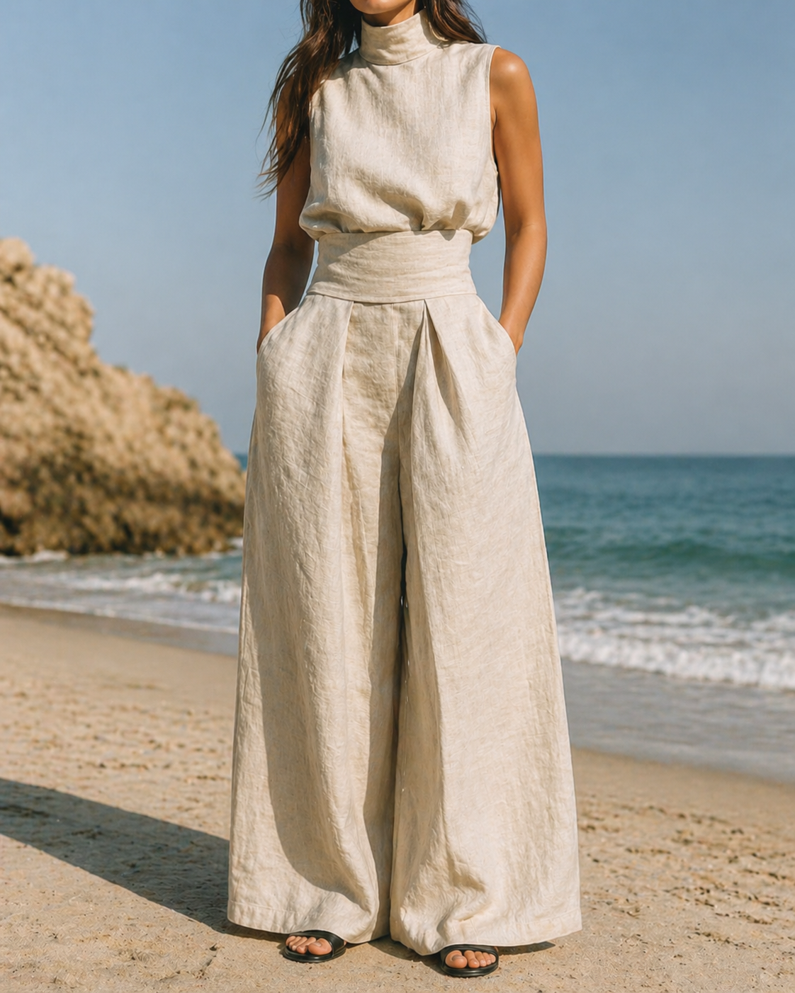 Isolyn | Elegantes, Atmungsaktives &amp; Stilvolles Aleia-Zweiteiler-Set 0