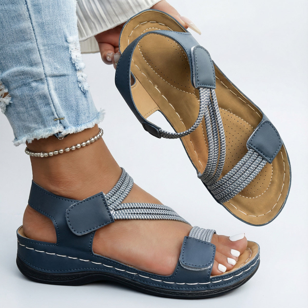 Maya | Komfortsandalen Atmungsaktiv Sommer Leicht Ergonomisch Rutschfest 1