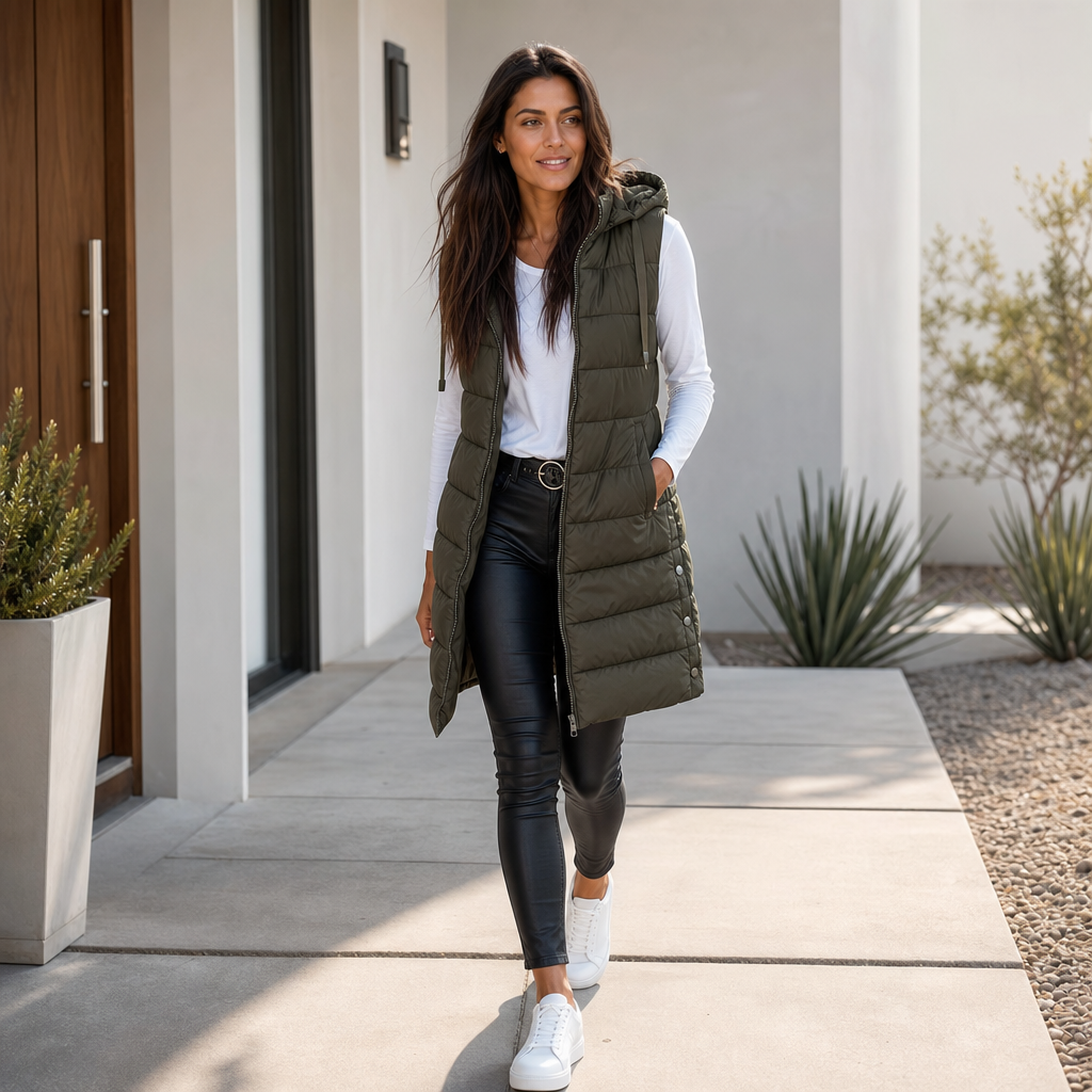 Wearbella | Longline Puffer Vest – Warm en Casual Damesstijl