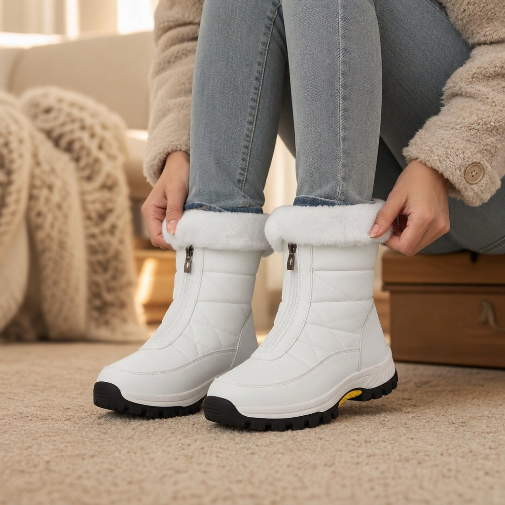 Snowlina | Mid-Calf Snow Boots mit Plüschfutter