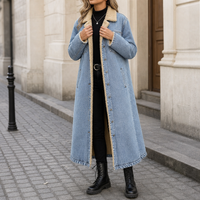 Emily | Stilvolle und wärmende Sherpa Denim Jacke