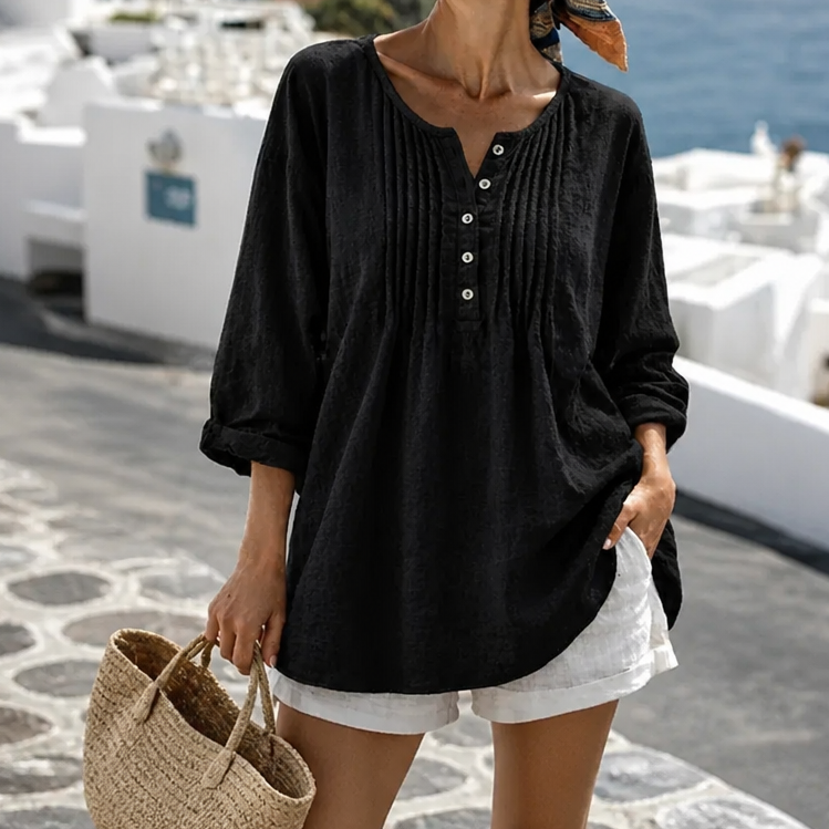 Pleatline | Tunic Bluse – Elegantes Design für Jeden Anlass