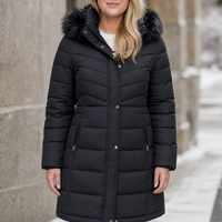 Grace | Elegante und warme Damen Longline Pufferjacke