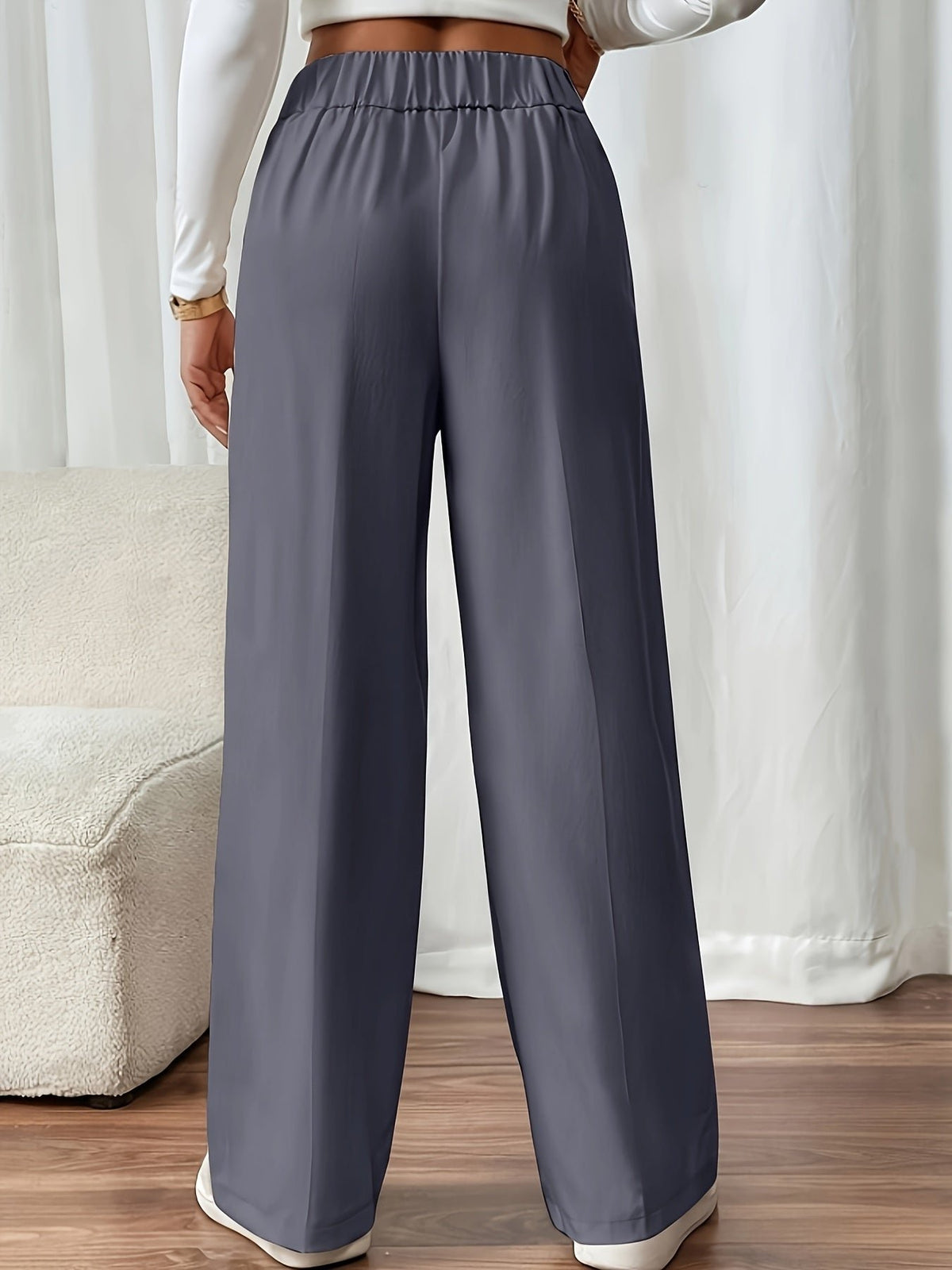 Stella | Hochtaillierte Weite Hosen – Bequeme und Stilvolle Kombination für Damen