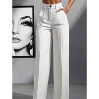 Valerie | Damenhose mit hohem Bund und lockerem geradem Bein