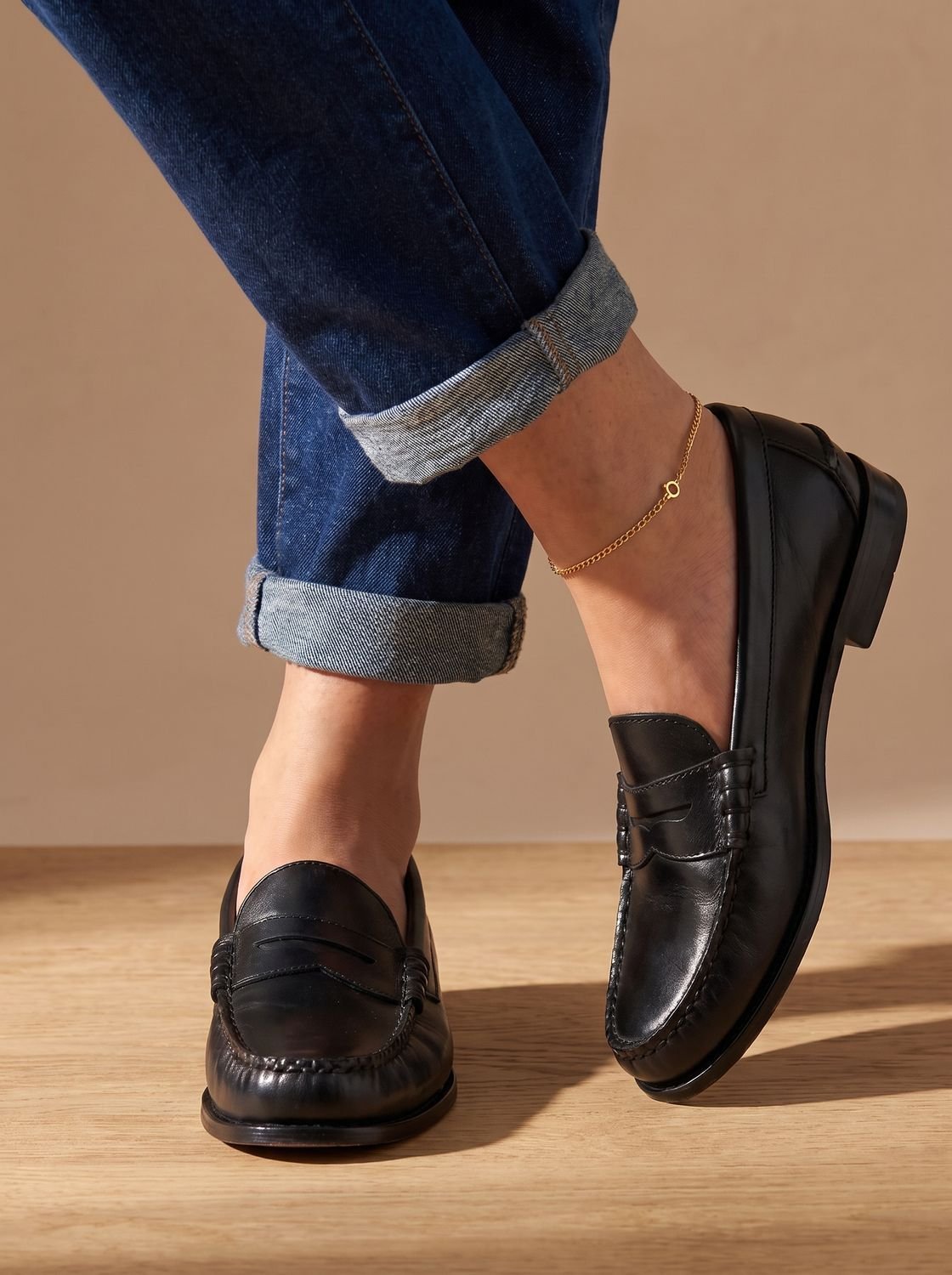Johanna | Penny Loafer – Klassische Leder Slip-On für Damen