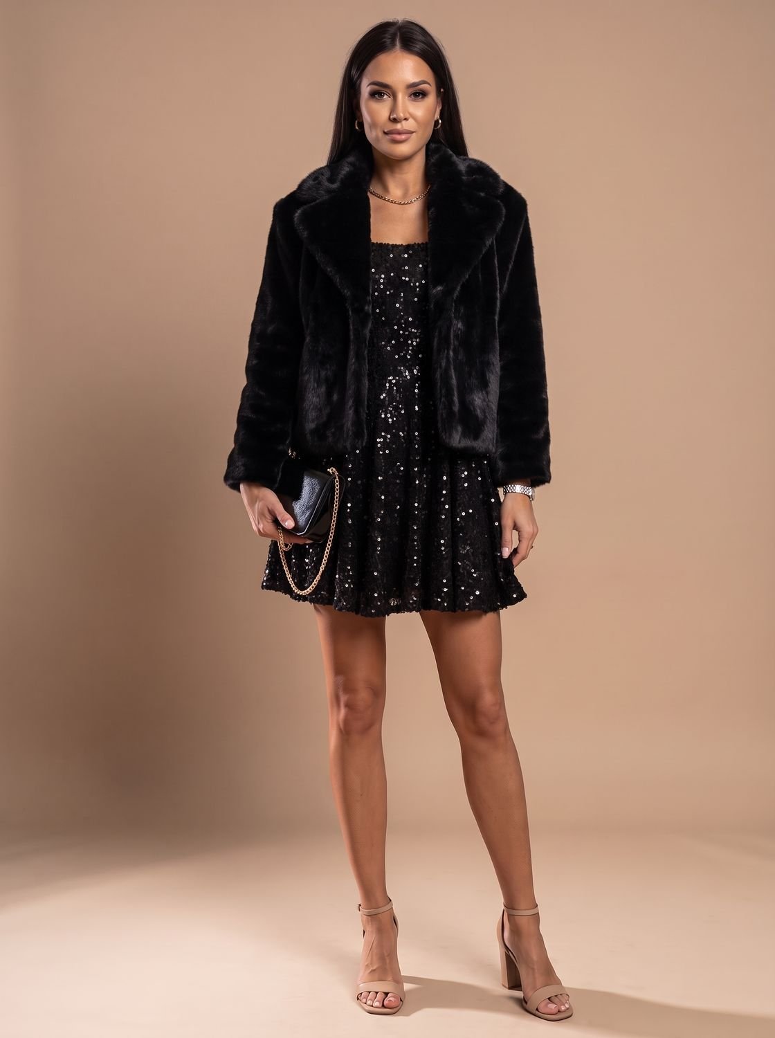 Harper | Mini Christmas Party Dress – Sweetheart Sequin Style