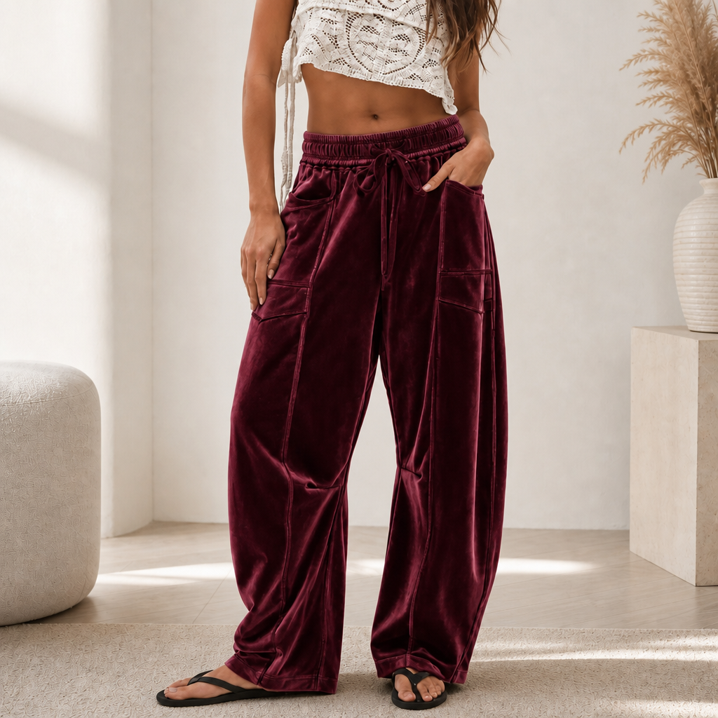 Draperie | Corduroy Wide-Leg Pants – Bequeme Eleganz für Damen