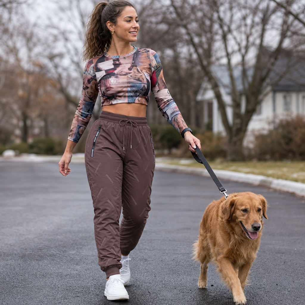 Frostline | Quilted Jogger Pants für Damen mit Fleece-Fütterung