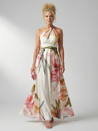 Aurora | Stilvoll und bequem floralem Maxikleid