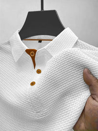 Adrian | Elegantes und bequemes strukturiertes Polo-Shirt