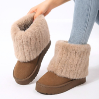 Lena | Warme und kuschelige Damen Winterstiefel aus Wildleder