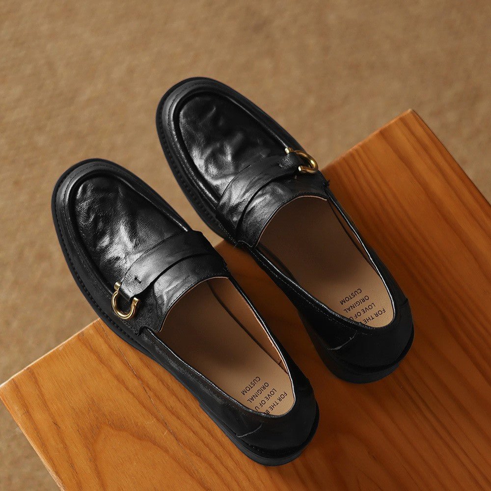 Celia | Leder Loafer mit Horsebit-Akzent für Frauen