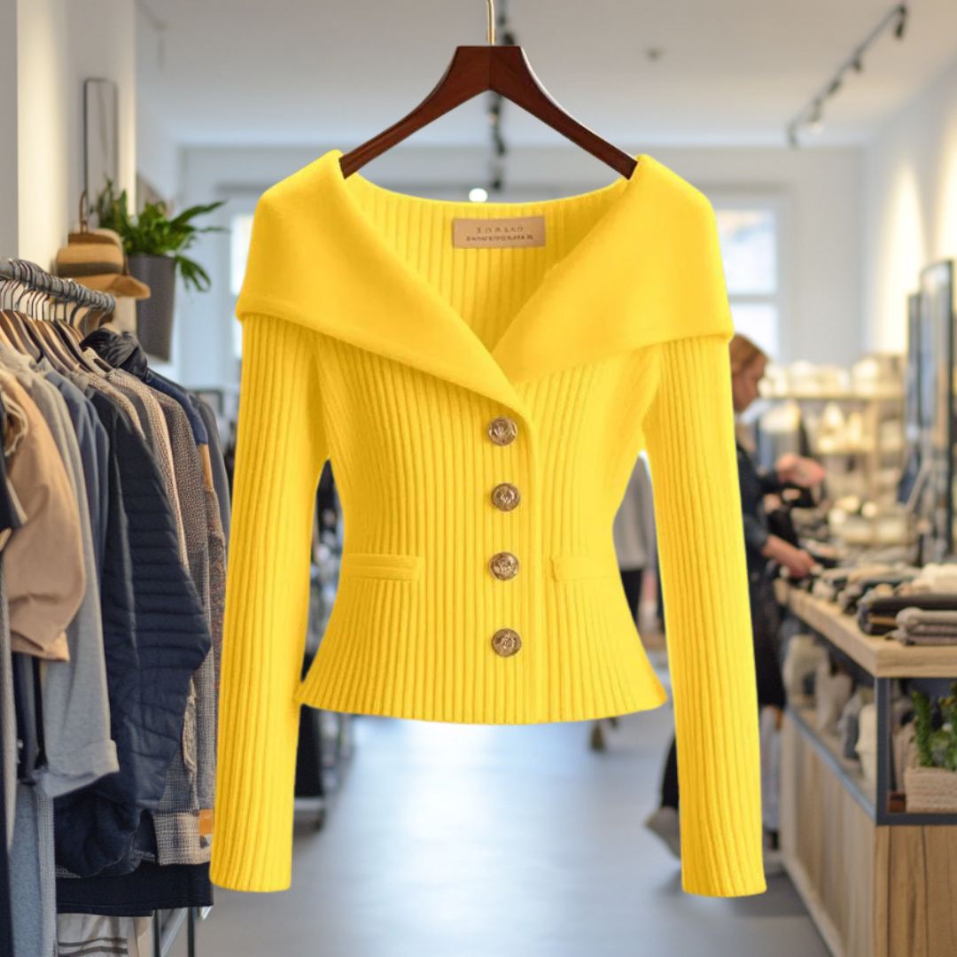 Elara | Strickjacke mit elegantem Design für jede Gelegenheit