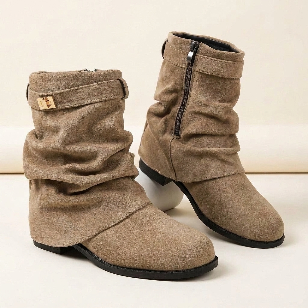 Beckford | Slouch Suede Boots für Frauen im lässigen Stil