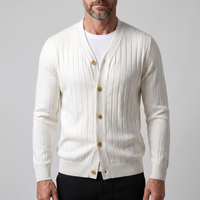 Jonas | Moderner und Bequemer Herren Strick Strickjacke