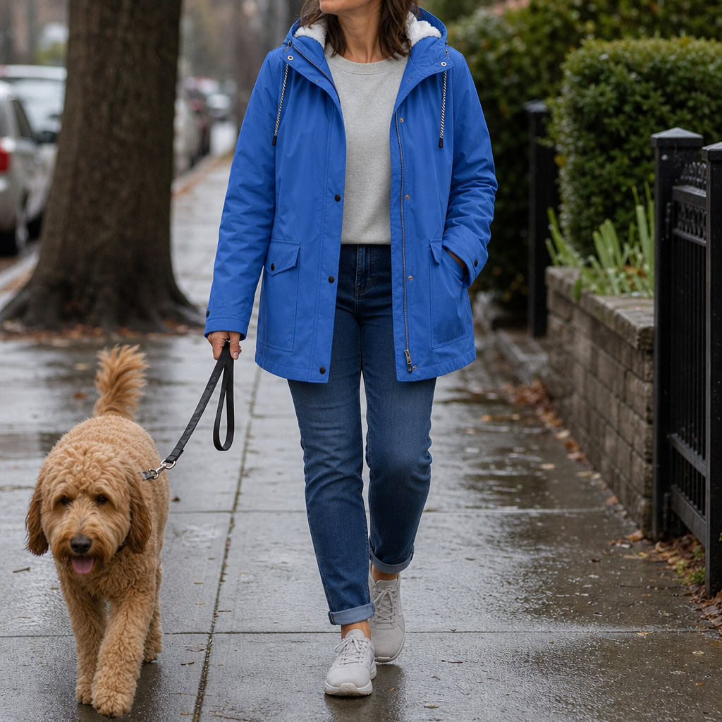 Windloft | Waterproof Hooded Jacket – Plush Lining für Frauen
