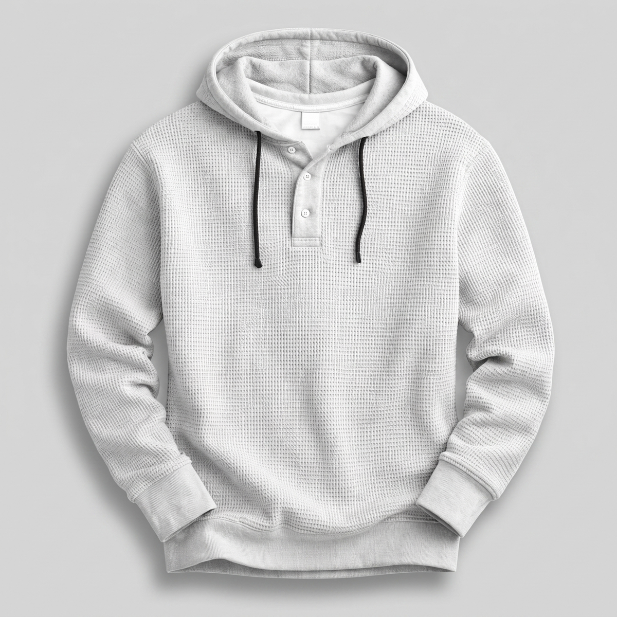 Waffle | Knit Pullover für Herren mit Kapuze