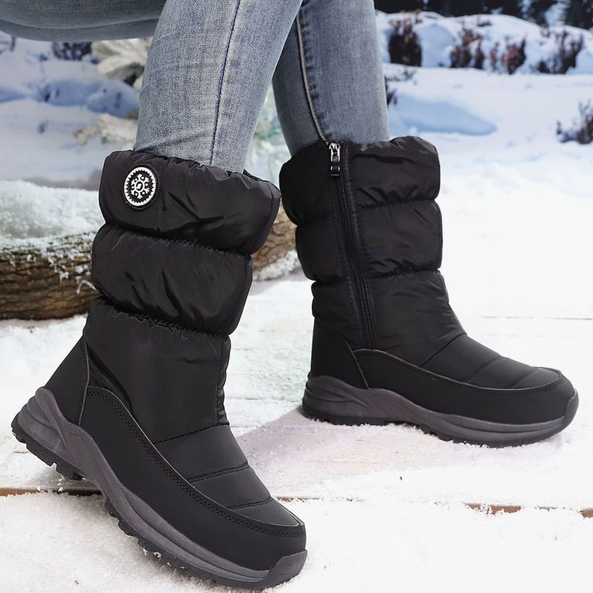 Mia | Winterstiefel – Warm gefüttert und wasserdicht für Damen