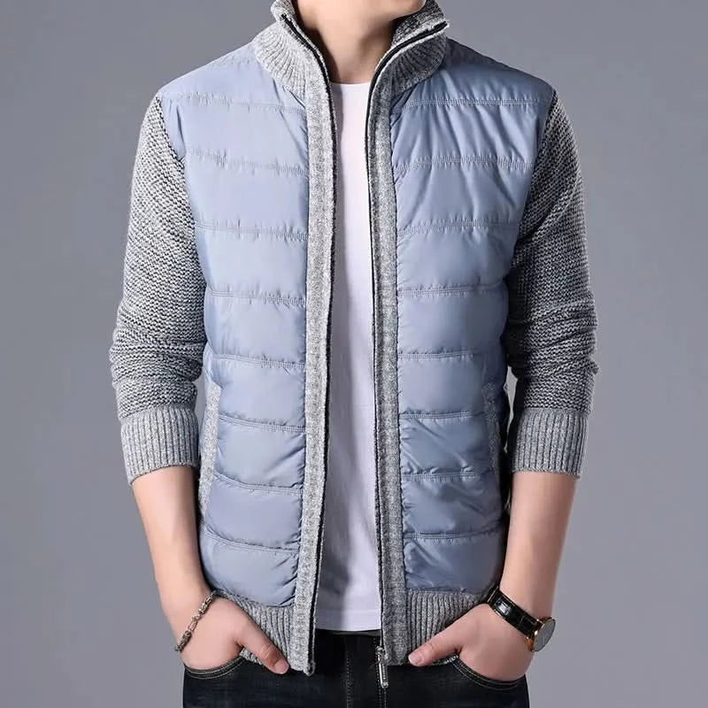 Klaus | Quilted Hybrid Jacket für Herren – Leicht und Bequem