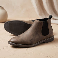 Leon | Klassische und hochwertige Herren Chelsea Boots aus Vollnarbenleder