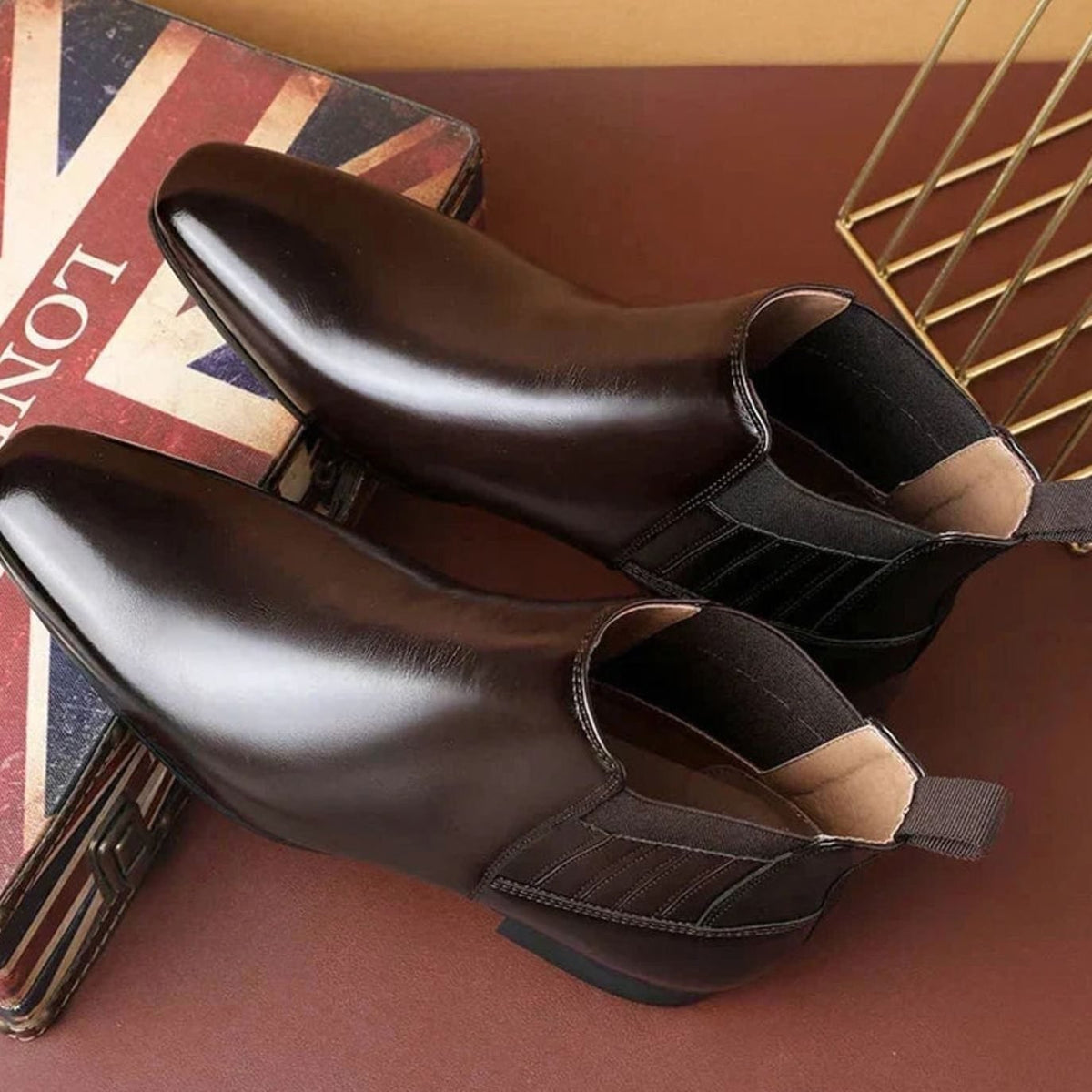 Mia | Chelsea Stiefeletten – Elegante Slip-On mit spitzer Zehenpartie für Damen