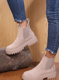Sophia | Elegante und Bequeme Damen Chelsea Stiefeletten mit Plateausohle