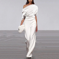 Angelika | Femininer und stilvoller Damen One-Shoulder Jumpsuit