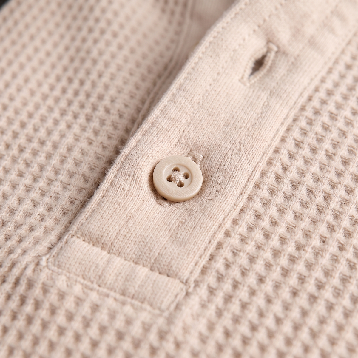 Waffle | Knit Pullover für Herren mit Kapuze