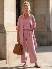 Nadine | Bequemes und vielseitiges Damen Dreiteiliges Set