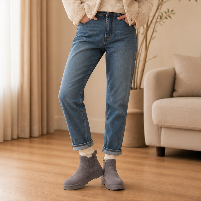 Cozywalk | Winter Boots – Fleecegefütterte Slipper für Frauen