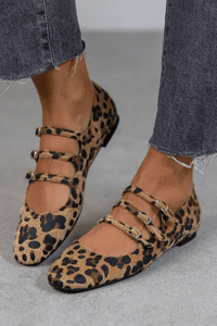 Aurelia | Stilvolle und auffällige Damen Loafer mit Leopardenmuster