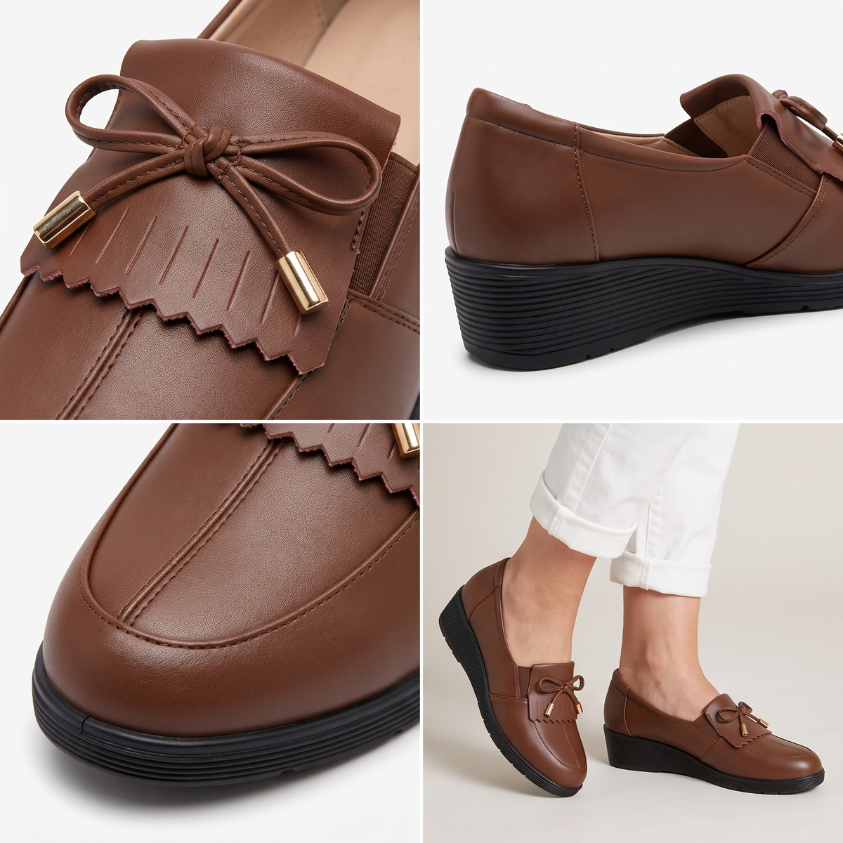 Luxe | Wide Fit Support Loafers – Elegantes Design für Damen