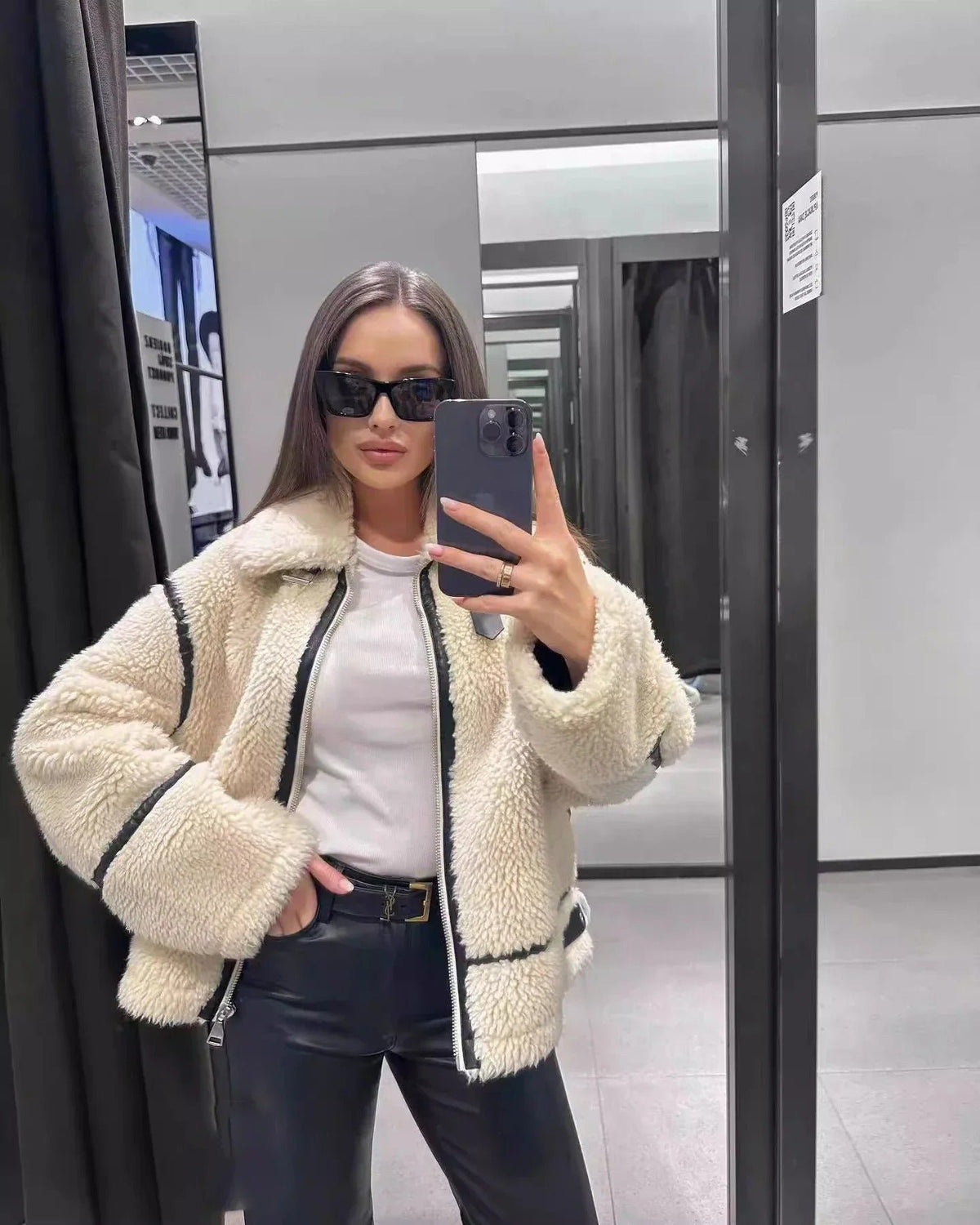 Mira | Sherpa Teddy Jacket – Cosy Oversized Style für Frauen