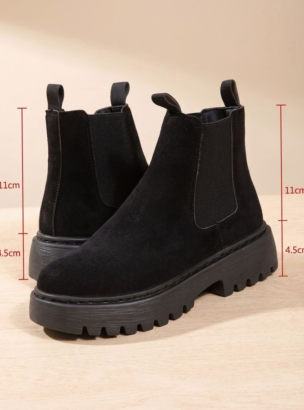 Greta | Chelsea Boots – Bequeme Plateau Stiefeletten für Damen